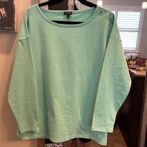NWT-Talbots-1x-heavy cotton top